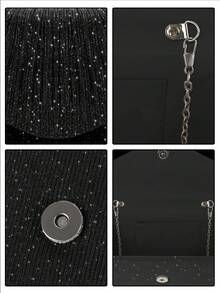 Women Clutches - Black - View 7