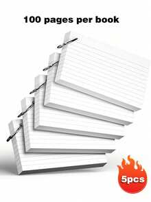 250 White Index Cards With Rings, 3 X 5 Inch, Thick Lined Index Cards, Suitable For School, Office Supplies And Home Organization, Durable Study To-Do List Note Cards With Lines - Sets - View 16