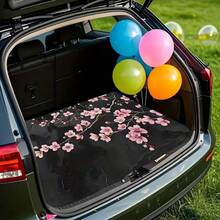 1 Buah Alas Bagasi Mobil Universal, Alas Bagasi Tahan Air dan Anti Selip dengan Motif Ranting Bunga Sakura Musim Semi - Bahan Poliester Tahan Lama, Cocok untuk Dekorasi Interior Bagasi Kendaraan, Hadiah Liburan yang Sempurna - Ranting bunga sakura - View 3