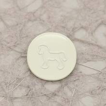 10 PCS 12/15/18/22mm 3D Edge Metal Buttons, High-Stem Buttons For Shirts, Suits, Asymmetrical Sewing, Knit Cardigans - 3D Border Pony - View 6