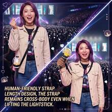 Tali Bahu Penyangga Light Stick Korean Pop, Tali Gantung Bahu Penyangga Light Stick Korean Pop, Tali Gantung Portabel untuk Aktivitas Selempang Korean Pop, Cocok untuk Permainan dan Aktivitas Pesta, Cocok untuk Pertemuan Penggemar Korean Pop, Permainan, Aktivitas, di Rumah, Pesta, Tahun Baru, Natal - Multiwarna - Versi diperpanjang yang ditingkatkan 185CM - View 6