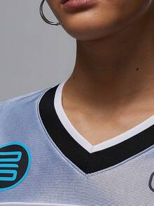 Nike Authentic JORDAN Women's Printed Fashion Basketball Sports Long Sleeve HF9460-407 - HF9460-407 - View 3