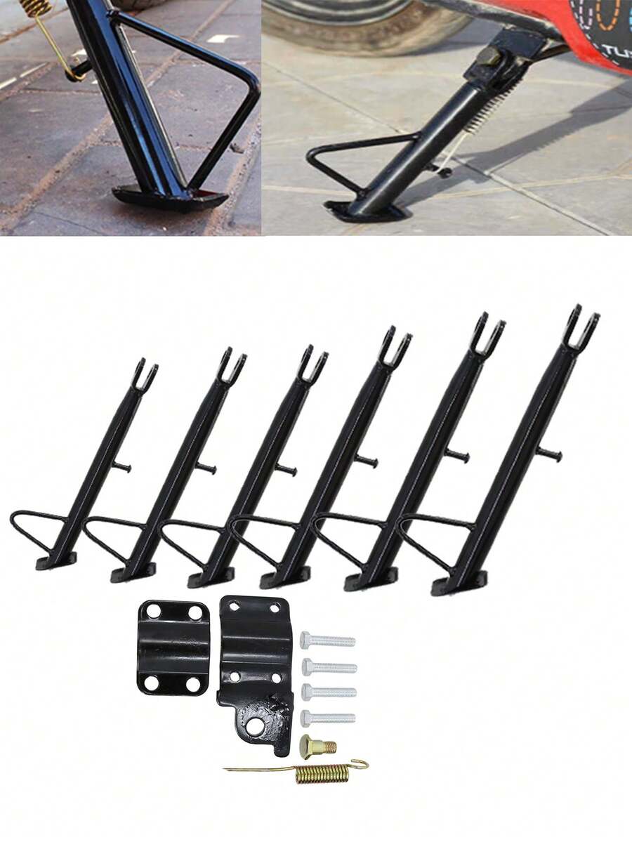 Motorcycle Kickstand Side Stand Foot Bracket Universal Motor Scooter Side Stand Support Motorcycle Stands Accessories - Kickstand - View 1
