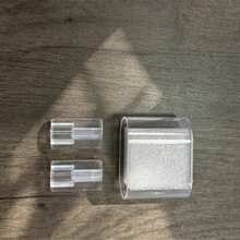 3个装 20W 欧规插头快充保护壳，兼容 13/14/15/16，TPU 材质，圆形充电口数据线盖，不含电池和电子元件 - 無色 - 查看 6