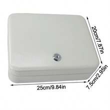Wall-Mounted Key Storage Cabinet With Lock, Holds 48 Keys. - 20*25*7.5cm - View 8
