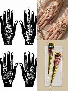 6-pe-as-1-preto-1-pasta-de-henna-castanha-2-pares-de-stencils-para