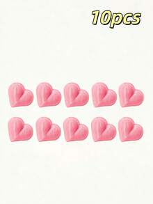 1/10/20pcs Sweet Style 3D Heart-Shaped Photo Holder, Sturdy Heart Structure, Supports Small Size Photos And Cards, Dressing Table Desk Desktop Photo Display Decoration Ornament - Pink Heart - View 14