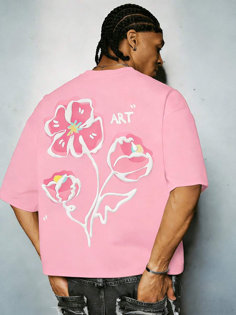 Women T-Shirts - 玫瑰紅 - 查看 1