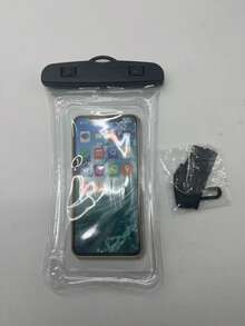 1個極簡時尚透明防水手機袋，厚實塑料材質，觸控螢幕靈敏，適合潛水、游泳、海灘、泳池派對、旅行度假，適用於大多數手機，夏季海灘必備，情人節、好朋友日、畢業季、開學季 - 彩色 - 查看 16