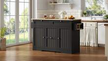 Mobile Storage Islands - Black - View 3