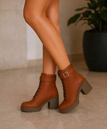 Women Ankle Boots & Booties - Brown - View 5