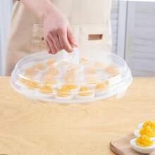 Multicolor Round Egg Cartons 3PCS, Perfect For Holiday Gatherings, Parties, Birthdays, And Weddings, Suitable For The Kitchen And Picnics - 3 Pieces (Green) - View 11