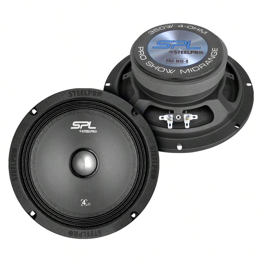 Steelpro 8'' Medium Range Pro Show High Power Black - Black - View 1