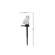 Solar Powered White Owl Garden Stake Light, Waterproof LED Resin Snowy Owl Landscape Light, Outdoor Lawn Yard Pathway Decorative Light - Owl - View 10