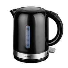 Courant - Hervidor eléctrico inalámbrico de 1 litro con luz LED, potencia de 1000 W, apagado automático de , perfecto para té, café, chocolate caliente, sopa, agua caliente, color negro - Multicolor - Ver 1