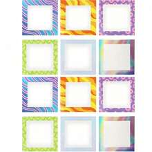 1/4/6/10pcs Reusable Diamond Painting Segmented Frame Film, 12/18/30pcs Non-Stick Release Paper, Suitable For Diamond Painting Enthusiasts, 10*10cm Diamond Painting Segmented Accessory Tool, Gradient Rainbow Color - A - View 9
