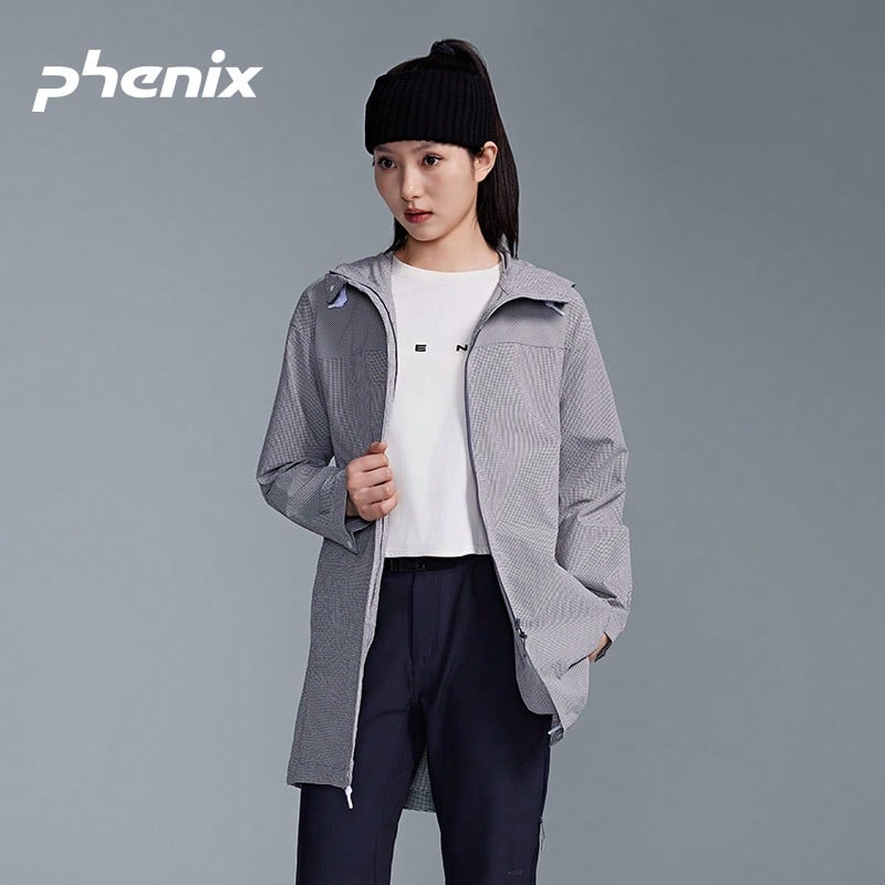 Phenix Urban Women's Windbreaker Jacket, Spring/Summer Minimalist Breathable Quick-Dry Outdoor Casual Sports Jacket - White - View 1