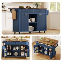 Mobile Storage Islands - Brown - View 1