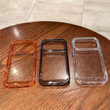 Compatible With Apple Phone 17 Air 16e Pro Max 15 14 13 Plus Orange Shockproof Protective Case - Orange - View 4