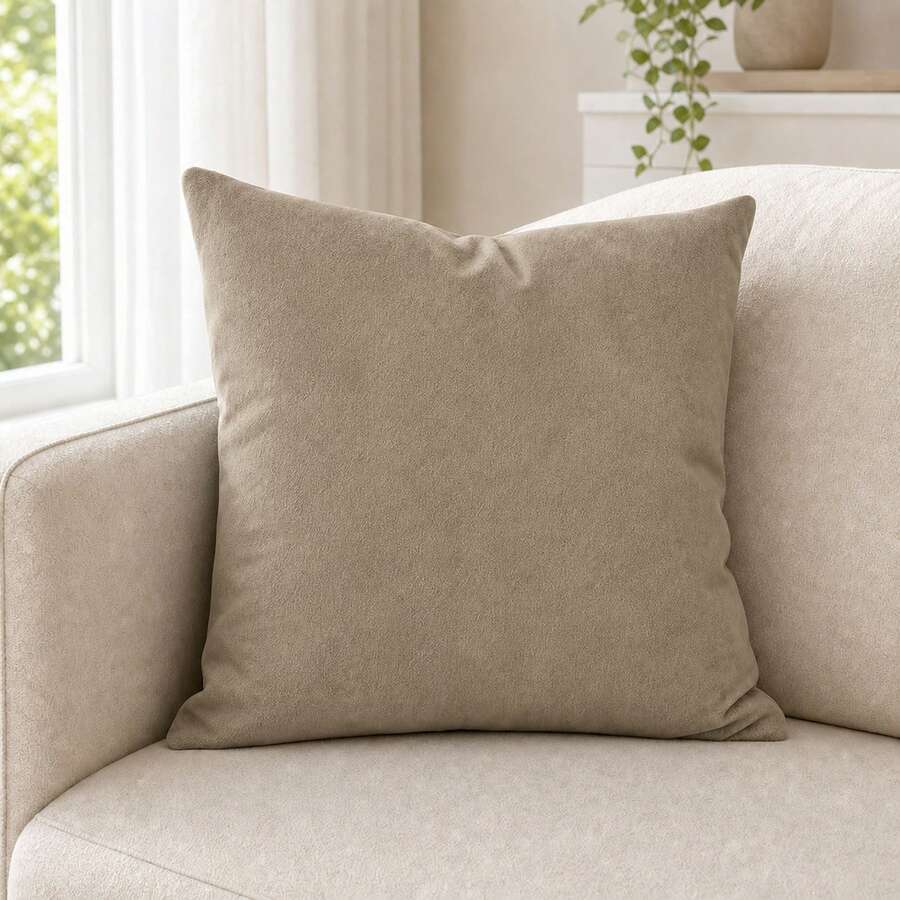 POLIGONO Cushion Cover - Beige - View 1