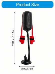 Cat Punching Bag Toy, Fun Cat Activity, Cat Exercise Toy With Hanging Boxing Gloves - Multicolor - View 2