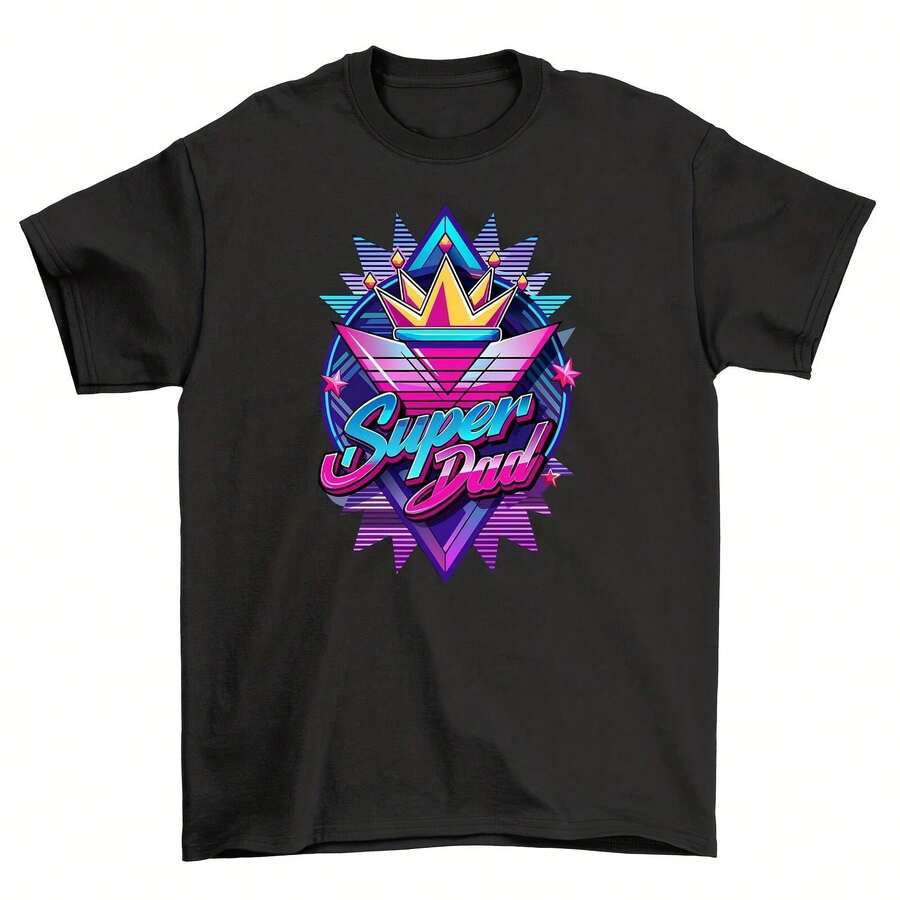 Er Dad R King T-Shirt - Make Dad Ile With This Funny Tee! Uni 100% C - 款式 - 查看 1