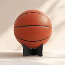 1/4 Ball Display Stand, PMMA Acrylic Black Minimalist Cross Design, Stable Non-Slip Support For Ball Display, Dust-Proof Storage And Display, Suitable For Basketball, Football, Volleyball, Rugby Collection Display, Fan Home Exhibition Ball Storage Decor - Multicolor - View 3