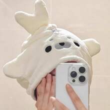 Cute 3D Cartoon Seal Microfiber Hair Drying Cap, Super Absorbent Quick Dry Shower Cap, Suitable For Daily Bathing, For Girls - Multicolor - View 3