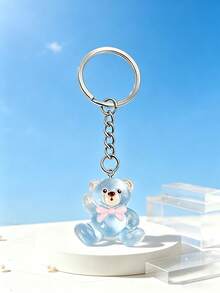 1pc 3D Bear DIY Phone Chain Resin Phone Charm Keychain Pendant Bag Accessory - Keychain - View 2