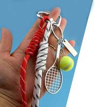 Gantungan Kunci Kustom, Gantungan Kunci Tenis, Bola Basket, Sepak Bola, Rugby, Dicetak dengan Pola Bola Olahraga, Menggunakan Teknik Ukiran Personal dan Ukiran Laser, Gaya Modis, Gantungan Kunci Bulat Bertema Olahraga, Hadiah Liburan Ideal, Juga Hadiah Hari Ayah Eksklusif, Cocok untuk Teman, Kekasih, Penggemar Olahraga sebagai Aksesori, Desain Unik. - MultiWarna - View 7