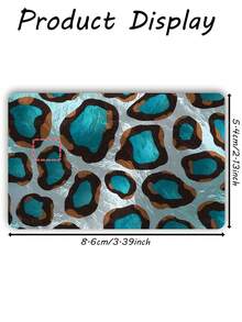 1pc Emerald Green Credit Card Cover Sticker Protective Card Sleeve, Gemstone Style PVC Material Anti-Fingerprint Durable Anti-Scratch Wear-Resistant Skin, Party Birthday Gift, Suitable For Men And Women, Small Chip Card, Bank Card, Credit Card, Transportation Card, Key Card, Student Campus Card Personalized DIY, Privacy Protection - Multicolor - View 13