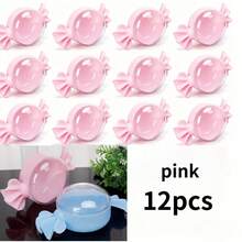 12pcs Pink & Blue Gift Boxes With Lids - Exquisite Small Gift Boxes For Weddings And Christmas Parties, Sweet Gifts For Loved Ones And Friends, Candy Gift Boxes, Unique Design With Ribbon Accents, Perfect For Christmas - A - View 9