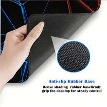 1 Pc Large Gaming Mouse Pad, XXL Strata Liquid Desk Mat, Non-Slip Rubber Base Game Mouse Mat, Computer Keyboard Mats Pad, Big Mousepad, Black Line Cool Large Mousepad, For Home Office Gaming Desktop Working - View 7