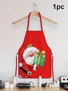 1pc Personalized Customized 2026 New Year Christmas Party Decoration Digital Print Apron, Creative Waist Apron For Home Holiday - Multicolor - View 9