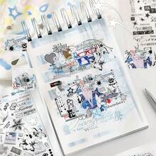 1pc 30 Sheets Korean Ins Style Sticker Book, Scrapbook Decoration Material For Guka Collage, Suitable For Luggage, Laptop, Phone, Guitar, Notebook - Dream Island Sequel - View 3