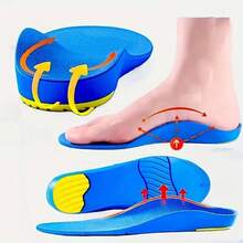 These Insoles Feature Arch Support And Are Unisex. They Also Provide Massage And Cushioning Functions, Making Them Perfect For Running And Work Boots. - Multicolor - View 5