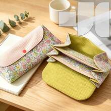 3pcs/Set DIY Long Wallet Sewing Templates, Reusable Clear PET Fabric, Multi-Slot Handmade Fabric Wallet Making Tools, Auxiliary Sewing Guide For Craft Lovers And Beginners, Creative Hand Sewing Supplies - Classic - View 4