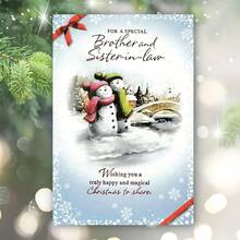 Happy Times - Charming Christmas Greeting Cards With Envelopes - Perfect For Brothers, Sisters, Friends And More, An Ideal Choice For Holiday Celebrations And Gift Giving. - Sets - View 3