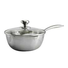18/10 Stainless Steel Wok, 3-Ply Steel Soup Pot, Thick Uncoated Yukihira Pot, Milk Pot - View 11