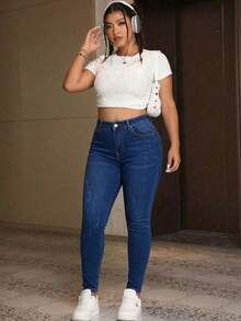 Women Jeans - Sky Blue - View 6