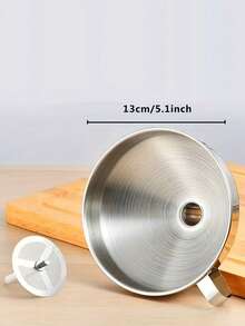 Stainless Steel Funnel Strainer Filter Mesh For Home Use, Oil Residue, Boiling Water, White Liquor, Wine Filter, Kitchen Oil Pouring Tool - View 9