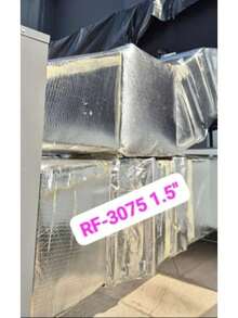 Aislante Térmico Y Acústico de Fibra de Vidrio Con Aluminio, 3 metros x 122cm x 1.5 pul Owens Cornig altas temperaturas tuberias boiler escapes rf 3075 techos ductos aire acondicionado - como en la imagen - Ver 7