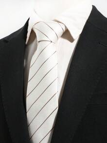 1pc Men's Exquisite Popular Double-Layer Thickened Hand-Tied Necktie - Multicolor - View 2
