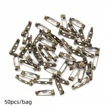 50pcs Iron Perforated Brooch Pins With Safety Clasp, Corsage Base Pins With Lock Head, Tie Pin, DIY Corsage Badge Hair Accessory Base, Jewelry Making Supplies - Brooch Base - View 33