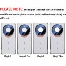 keshengtai Electroplated Frame PU Leather Phone Case With Lens Holder And Hard PC Back Protective Phone Cover For Honor Magic 7, Magic 7 Pro, Magic 8, Magic 8 Pro - White - View 3
