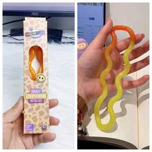 1pc Color-Changing Fingertip Toy, Multi-Color Crystal Electroplated Thinking Training Rope Stress Relief Toy (Can Be Assembled Into Multiple Shapes, Random Packaging Box Color) (Changes Color With Temperature) - Multicolor - View 4