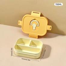 Bento Box Adult, Compartment Food Container, Microwavable Lunch Containers, PP Meal Prep Containers With Dividers, Leakproof Student Lunch Box With Lid, Divided Food Storage Containers, Adult Lunchable Snack Containers, Travel Food Containers - Multicolor - View 21