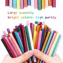 80 PCS Mini Glitter Hot Glue Sticks 14 Colored For DIY Art Craft,4 Inches - Mixed Colors - View 9