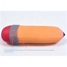 1pc Oversized Realistic Pencil Squeeze Toy, Super Soft Slow Rebound Stress Relief Toy, Fun Creative Desktop Finger Toy, Suitable For Students And Office Workers, Creative Holiday Gag Gift - Multicolor - View 10