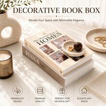 2 Sets Paper Aesthetic Decorative Books, Coffee Table Decorative Books - Faux Decorative Books For Decoration - Home Desktop Decor - Bedside Table Decor - Home Bookshelf Decor - one-size - View 5